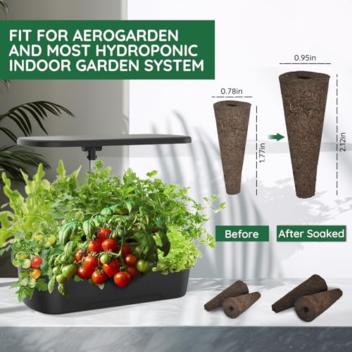 Kit de 121 unidades de sementes para AeroGarden, esponjas para iniciantes, sistema hidropônico inter