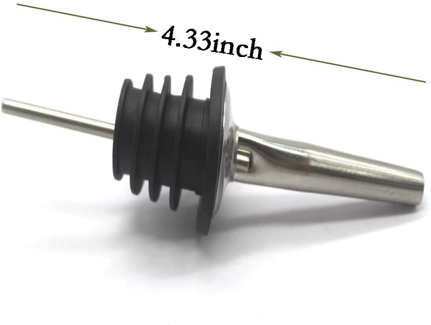 Hottest Sale olive oil spouts, Stainless Steel Wine Bottle Oil Bottle Stopper, Wine Mouth, Stopper Wine Distributor, (Silver Black)2 pcs 60% Off Discount olive oil spouts, Stainless Steel Wine Bottle Oil Bottle Stopper, Wine Mouth, Stopper Wine Distributor, (Silver Black)2 pcs