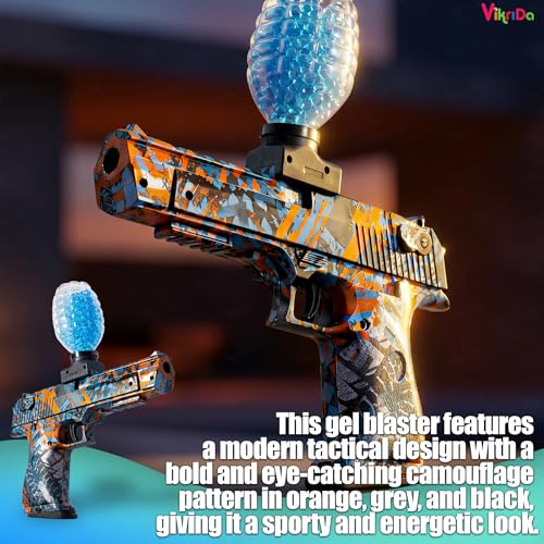 Image of Vikrida Blaster Gun for Outdoor Activities Shooting Time with Balls for Adult Original Airsoft Gun Automatic - Multicolor