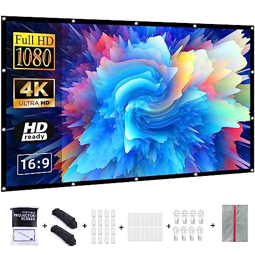 Amazon | プロジェクター スクリーン 120インチ サイズ VERCORKIN 16:9