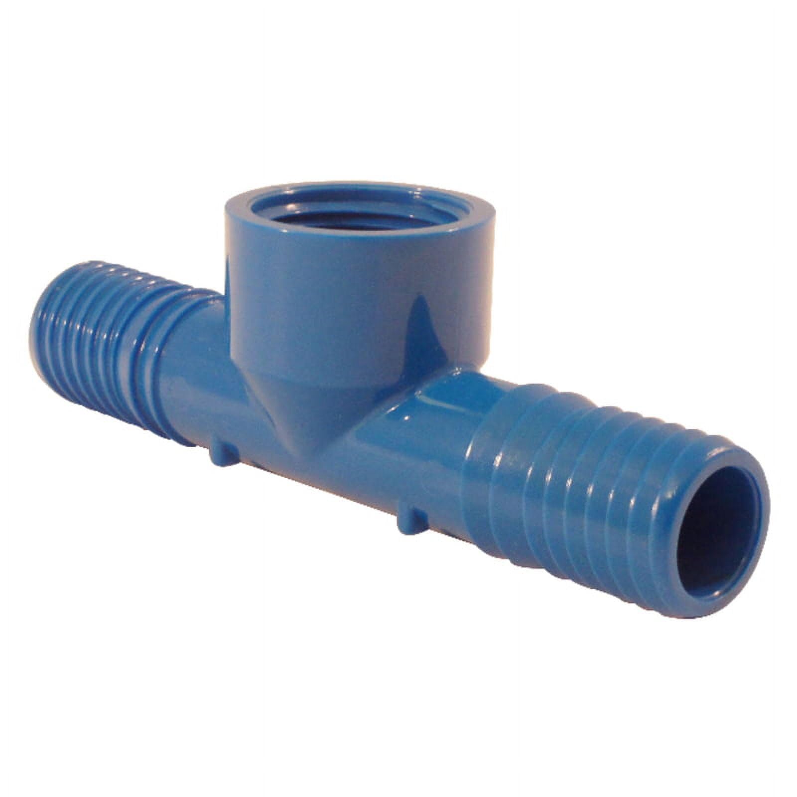 Apollo Blue Twister 3/4 in. Insert x 3/4 in. Dia. Insert Acetal for Pressure Applications Tee