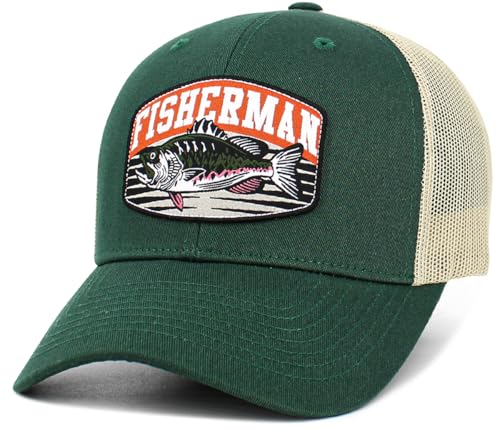 Image of KBETHOS Outdoor Hunting Fishing Lake Life Tactical Distressed Baseball Cap Dad Hats Adjustable Unisex