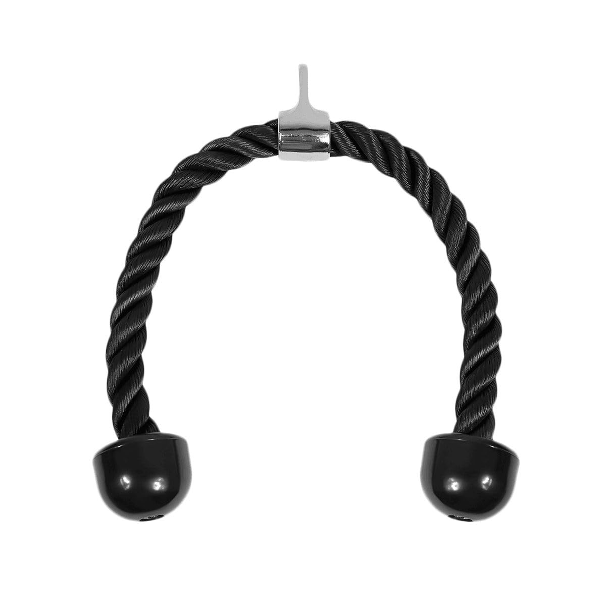 Soulflex Imported Tricep Rope | Heavy Duty Attachment for Triceps & Biceps Exercises | Tricep Gym Cable Accessory for Strength Training | 27" Length, 1.25" Diameter (B0D6NDRYK6) Amazon Price History, Amazon Price Tracker