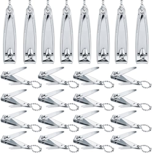 Bememo 24 Pcs Nail Clippers Bulk Fingernail Clipper Set