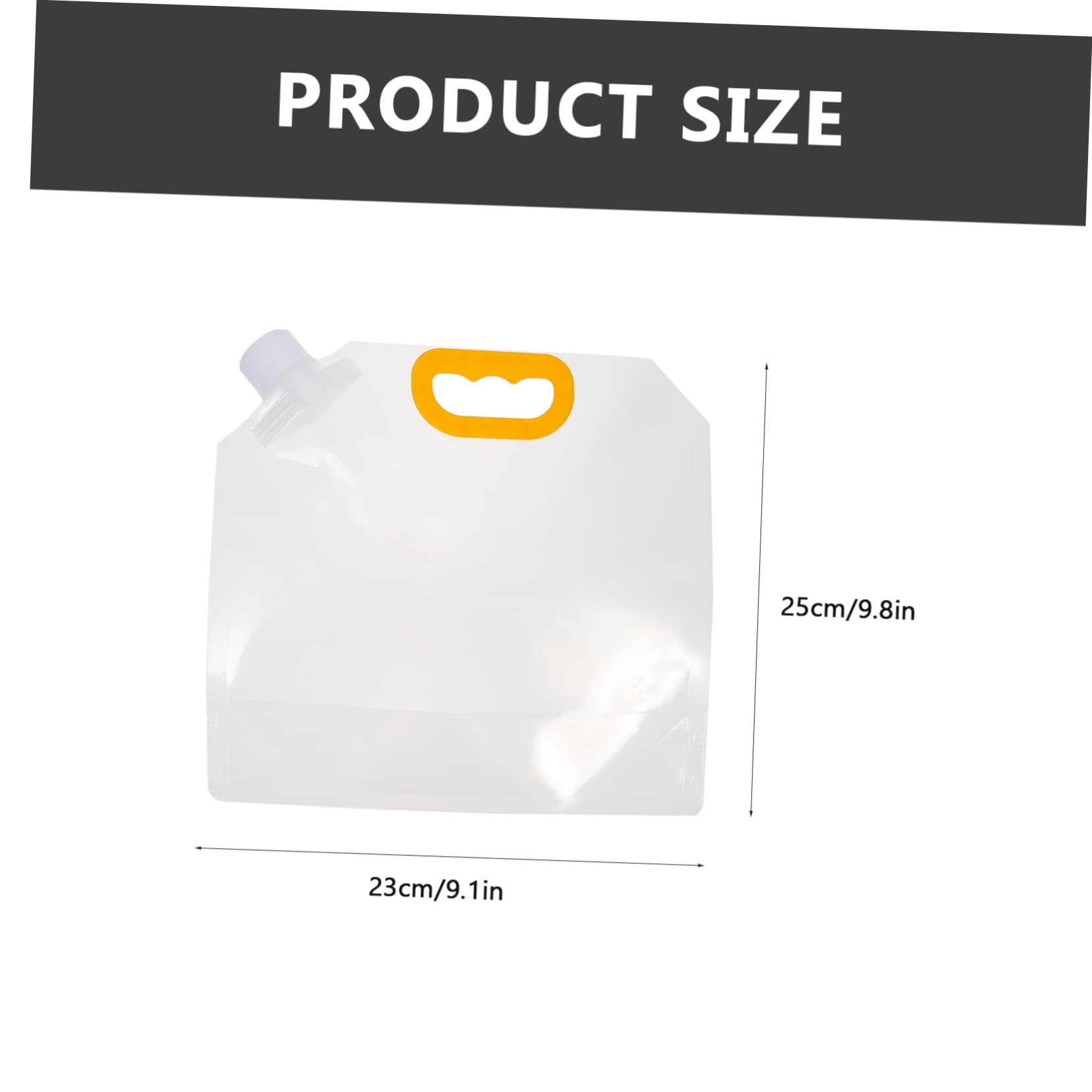 Garneck 10-Pack Collapsible Plastic Water Bottles - Reusable Travel Flasks with Handle for Beverages and for Cruises Festivals and Outdoor