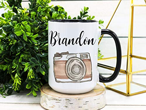 Personalisierte Kamera-Tasse Fotografen-Geschenke Fotografen Tassen Fotografie Geschenk Kamera Geschenke Hochzeit Fotografen Geschenk Film Kamera