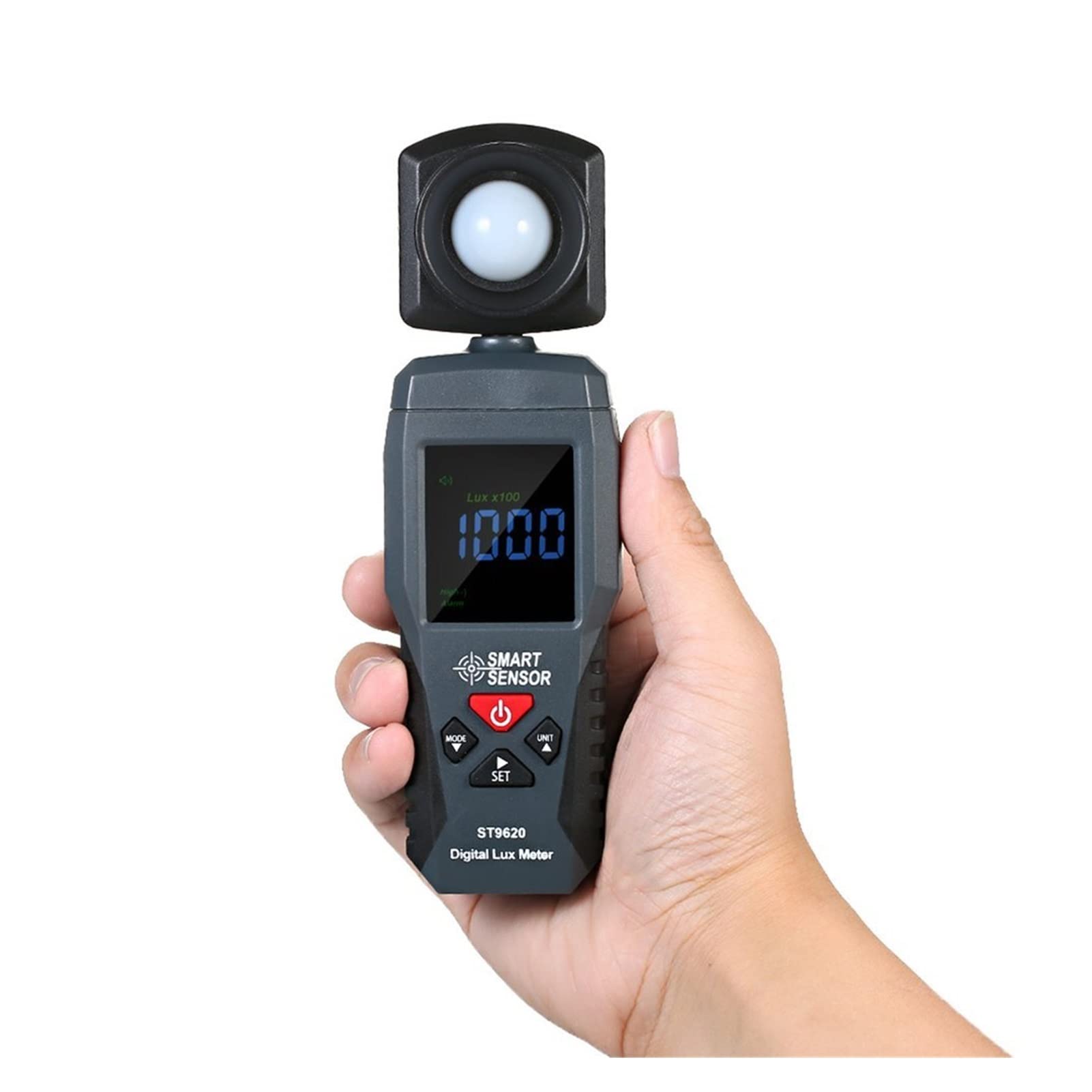 LNHHG Illuminance Meter Automatic Manual Range Illumination Solar Radiation Detector, Ambient Light Monitor