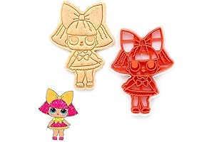 4-inch Gingerbread Cake Pan: Bake Festive Goodies with LOL DOLL Serias Mold