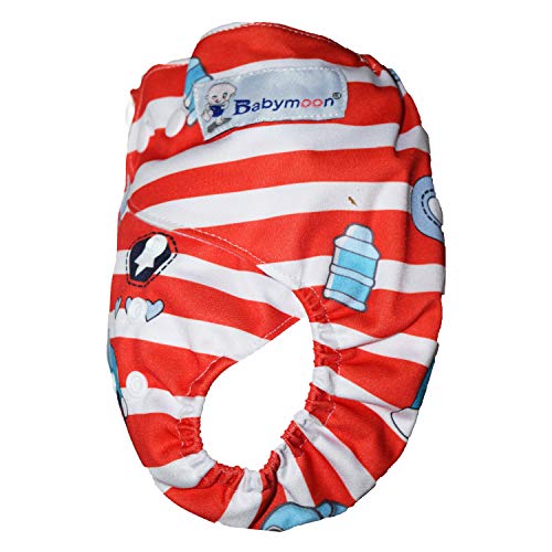 Image of Babymoon (Set of 3-1 Cloth Diaper with 2 5Layesr Bamboo Insert) Premium Adjustable Reusable Washable Cloth Diaper for Baby