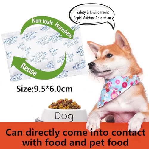 Image of 16-Pack 20 Gram Silica Gel Packs, Transparent Desiccant for Storage, Moisture Absorber for Spices, Jewelry, Shoes, Electronics, and Small Spaces