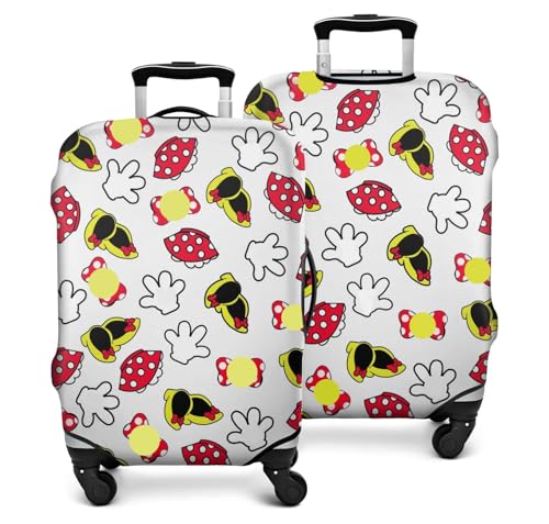 Luggage Cover Travel Suitcase Protector, Elastic Washable Baggage Covers, Cartoon Mouse Suitcase Sleeve Covers Fits 18-20 Inch Baggage (S)2