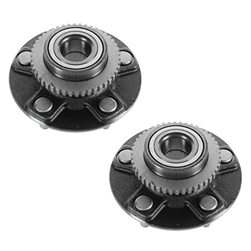 Image of TRQ Rear Wheel Bearing and Hub Assembly Set 2 Piece Compatible with 1995-1999 Nissan Maxima 4 Wheel ABS 1996-1999 Infiniti I30