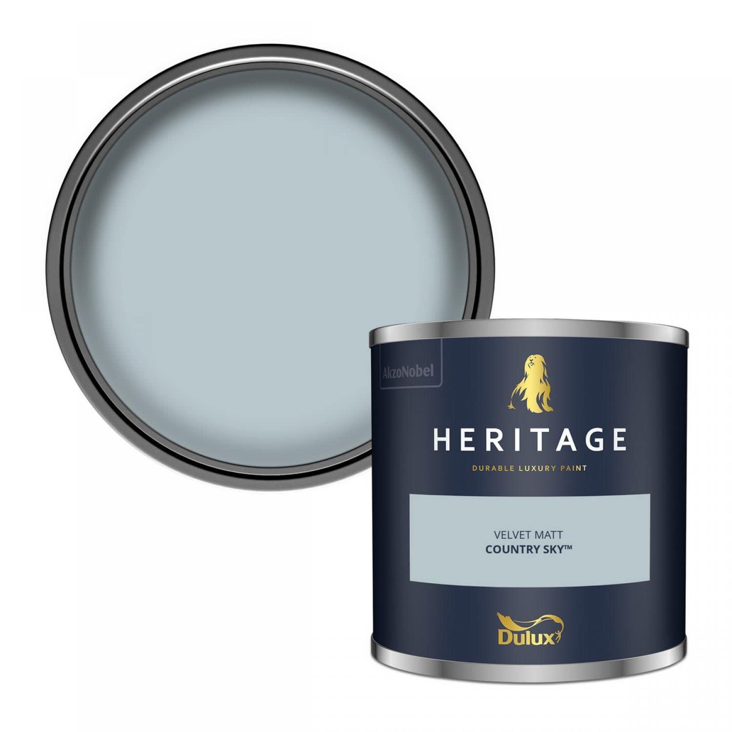 The Log Store Group Country Sky Dulux Trade Heritage Velvet Matt Emulsion - 5Ltr