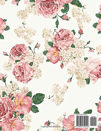 Dot Grid Notebook: 8.5 x 11, large dotted paper journal with floral cover, dotted notebook, 120 white pages - Image 2