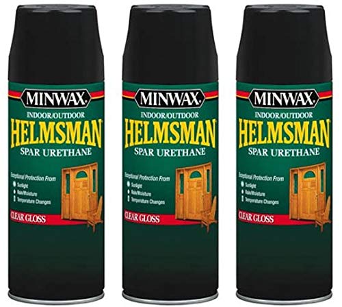 Minwax 33250000 Helmsman Spar Urethane Aerosol, 11.5 ounce, Gloss - 3 Pack