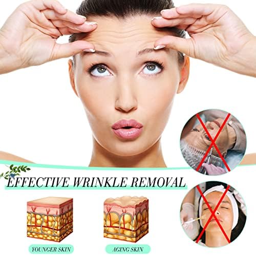 64 Pieces Facial Wrinkle Patches Sleeping Face Neck Forehead Wrinkle Patches Mouth and Frown Face Smoothing Patches Overnight Wrinkle Facial Taping for Women Girls, 4 Sheets