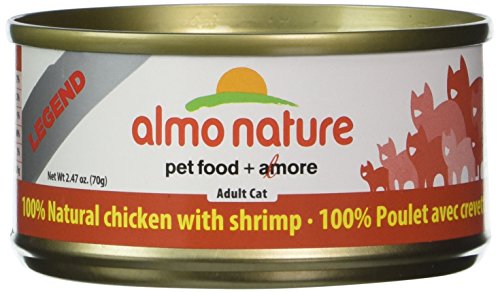 Almo Nature Chicken And Shrimp Food (24 Cans Per Case), 2.47 Oz.