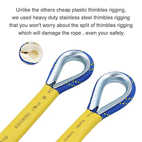 image for X XBEN Outdoor Climbing Rope Rock Climbing Rope, Escape Rope Climbing 