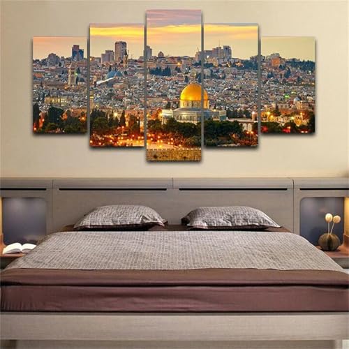 Kit diamond painting 5D Jérusalem contre le stress pour adulte