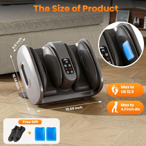 Image of Foot Massager with Heat & Cold for Feet, Leg and Arm, Gift for Men & Women