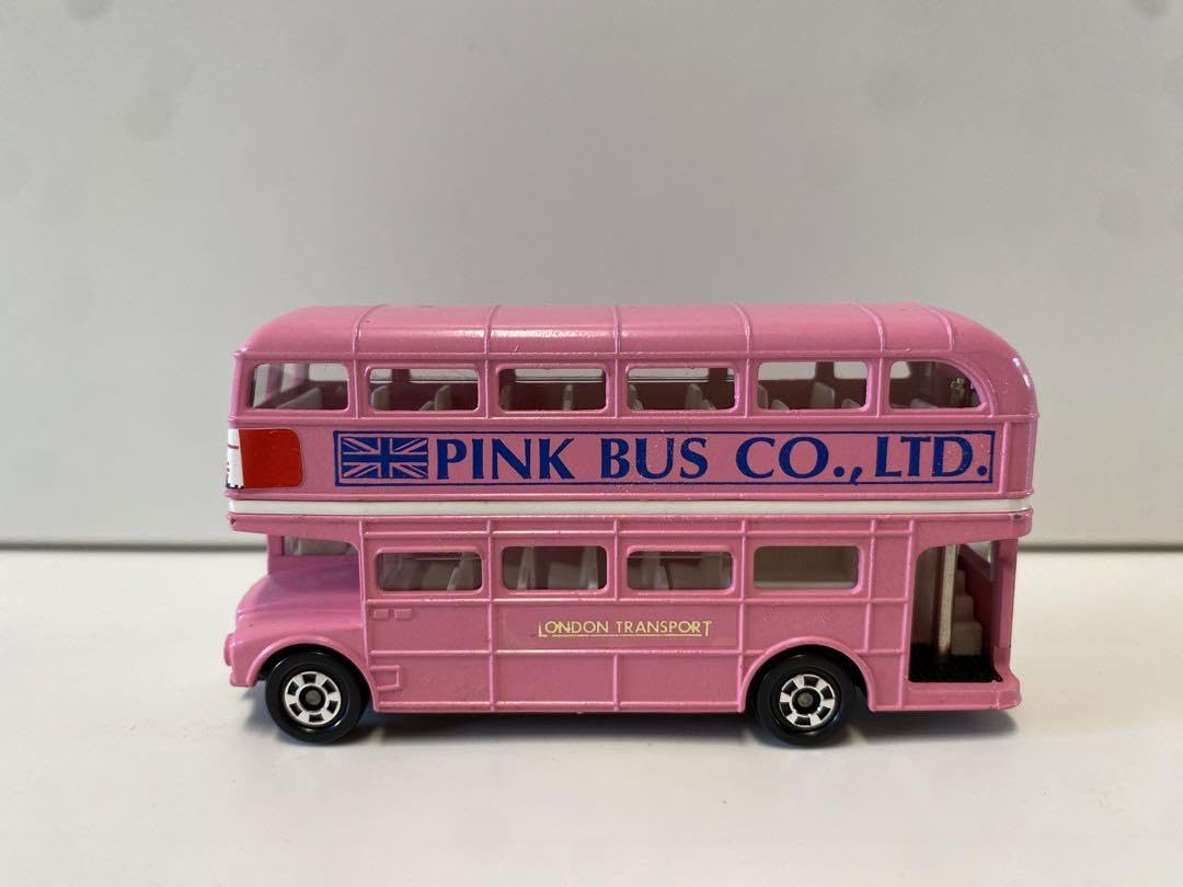 激レア‼️ロングトミカ ロンドンバスRM ルートマスター 特注ピンク