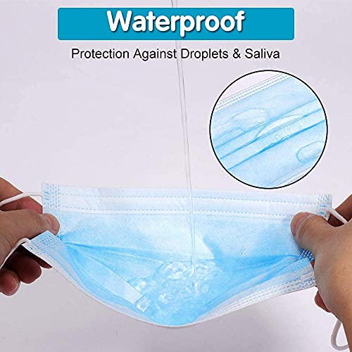 50pcs adults disposable filter mask 3 ply earloop face mask