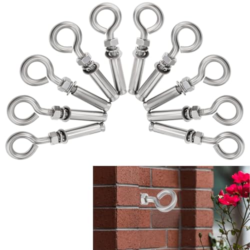 ESMAVO M8 Stainless Steel Eyebolt Anchor