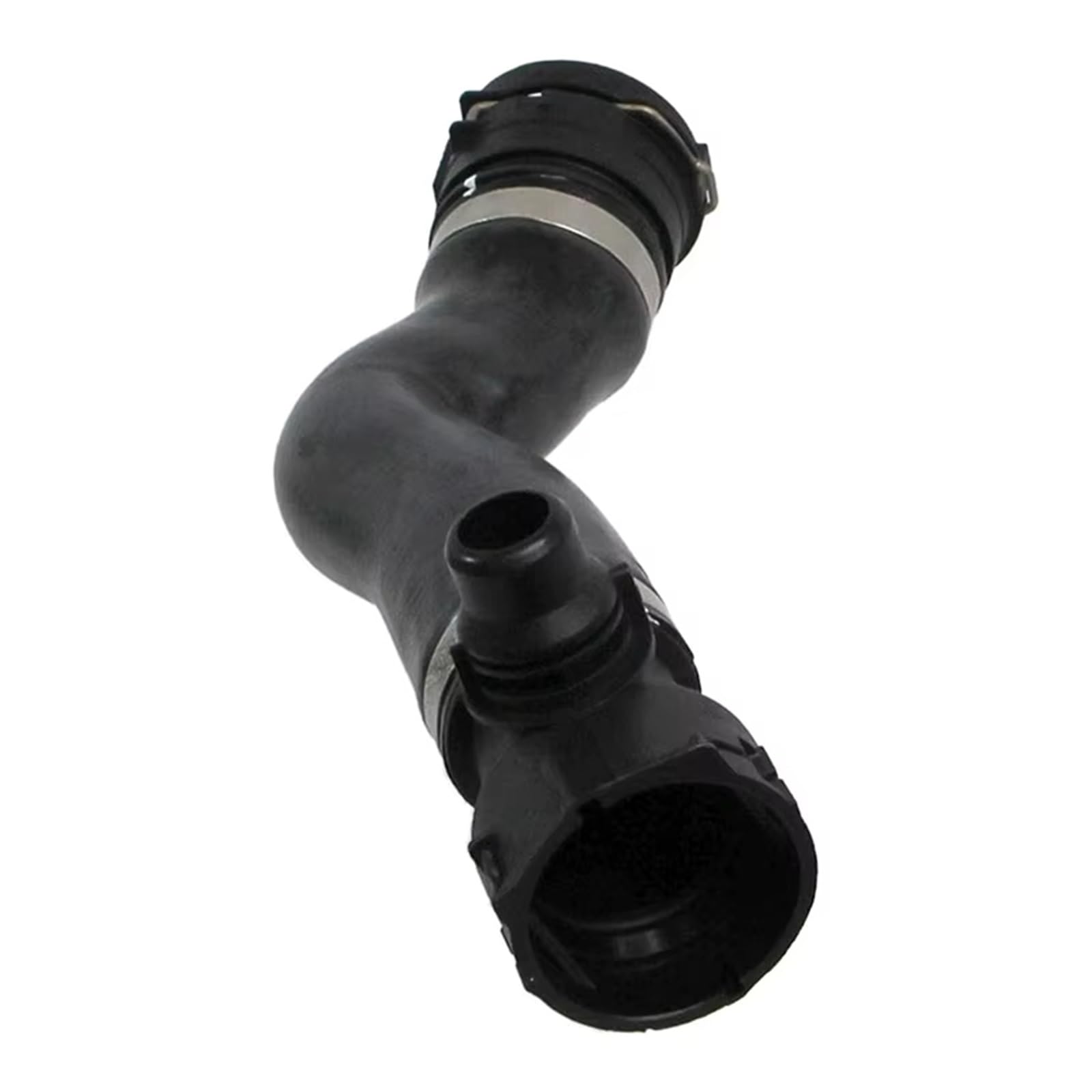 Pasecvb One Color Radiator Hose Compatible With Bmw For X1 M 3.0L 2979Cc 2013 2014 1 Pcs Black Rubber Car Upper Radiator Coolant Hose Oem : 17127540127