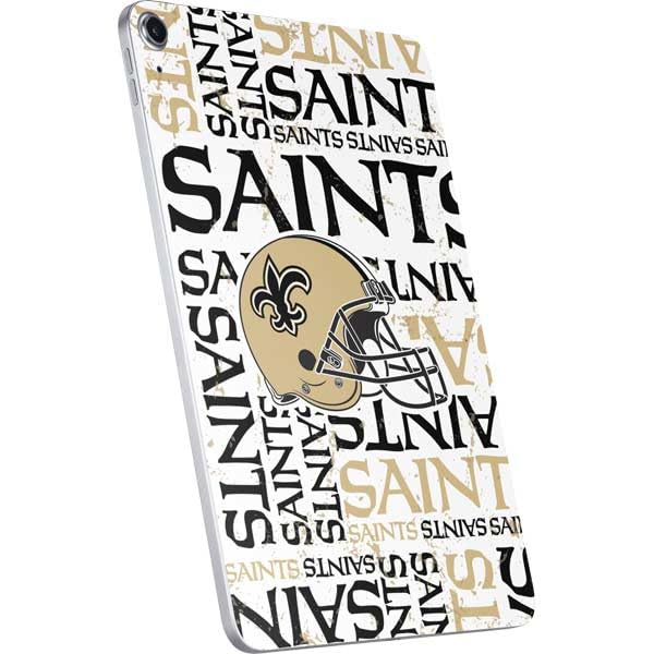 Skinit Decal Tablet Skin Compatible with iPad 11th Gen (2025) - Officially Licensed NFL New Orleans Saints - Blast Design