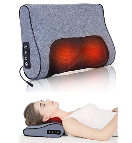 Boriwat Neck Massager Pillow with Heat, Shiatsu Neck & Back Massager