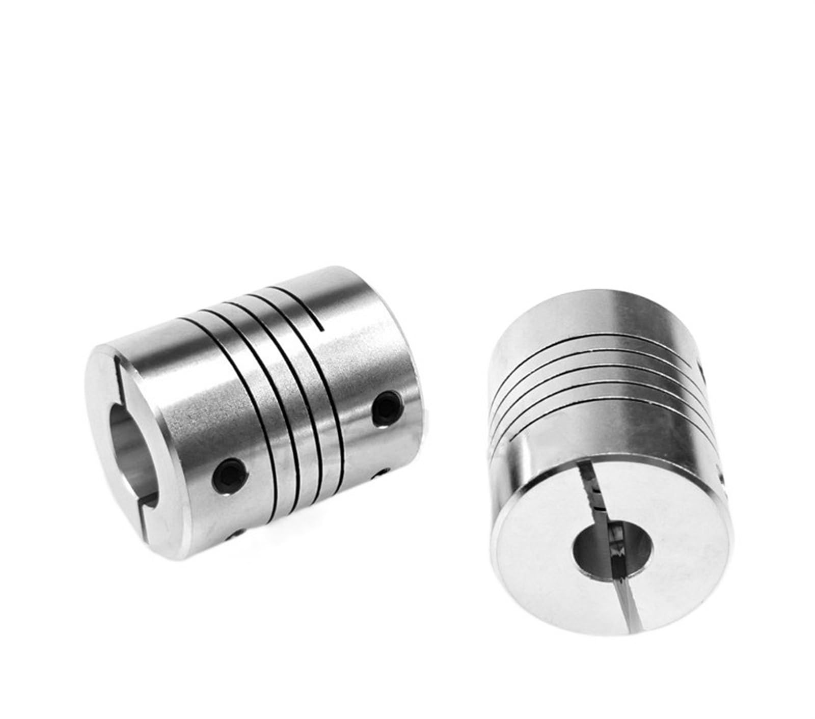 Rigid coupling,Stainless steel rigid coupling 1pcs D25L30 CNC Motor Shaft Coupler Aluminum Alloy Flexible Winding Coupling Encoder Coupling(8X8mm)