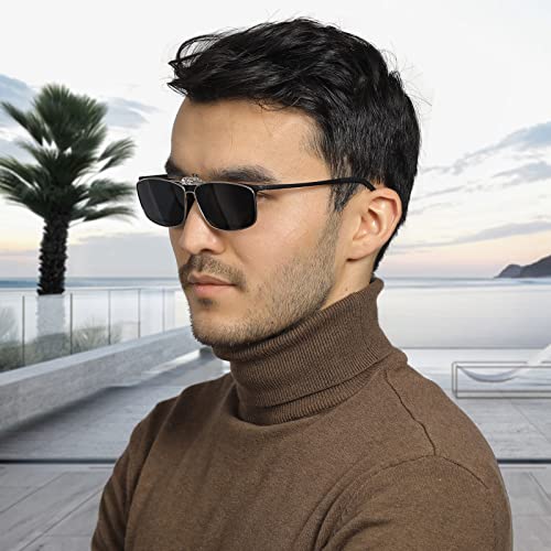 TERAISE Polarized Clip-on Sunglasses with Flip Up Function Suitable Driving Sports…2