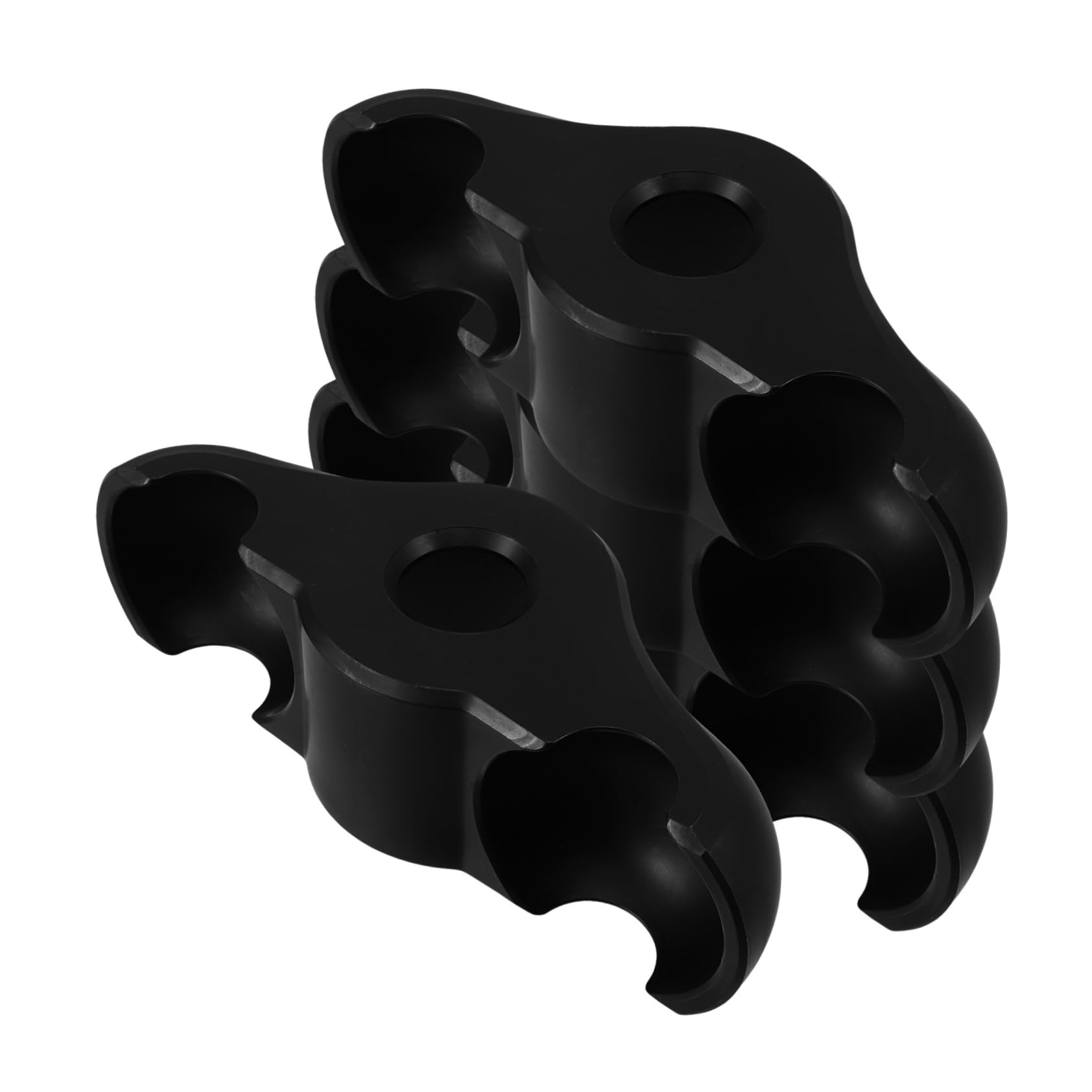 Totority 4pcs Mats for Exercise Bike Cycling Stabilizer Feet Home Workout Gear Noise Reduction Floor Protection