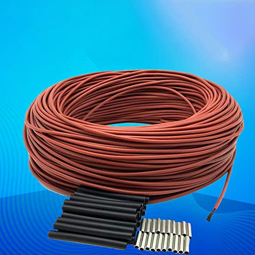 SPORTARC Fußbodenheizungskabel, 12K Fußbodenheizungskabel 33ohm/m Kohlefaser Infrarot Heizkabel für warmen Boden