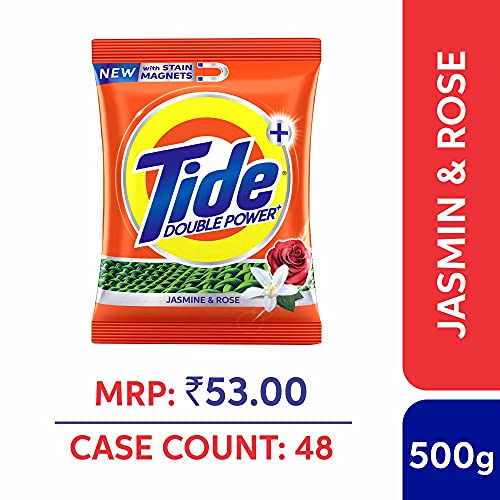 Image of Tide Plus Jasmine and Rose, 500g [Pack of 4] -
