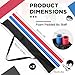 ShinyRelief 2 Pcs Foam Padded Sticks Martial Arts Training Stick, Foam Padded Practice Bar with Carrying Bag for Safe Practice Training Martial Arts and Karate(Red and Blue,1.97 ft)