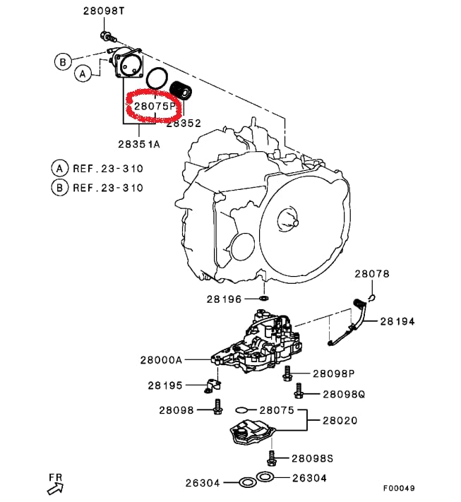 Amazon.com: Filter and Fluid Service KIT-CVT Transmission Includes