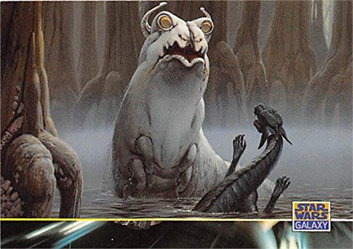 Swamp Slug trading card Star Wars Galaxy 1994 Topps #143 Dagobah