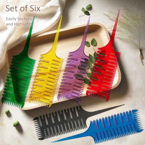 Peine profesional 3 en 1 para trenzar y seccionar cabello miniatura 2