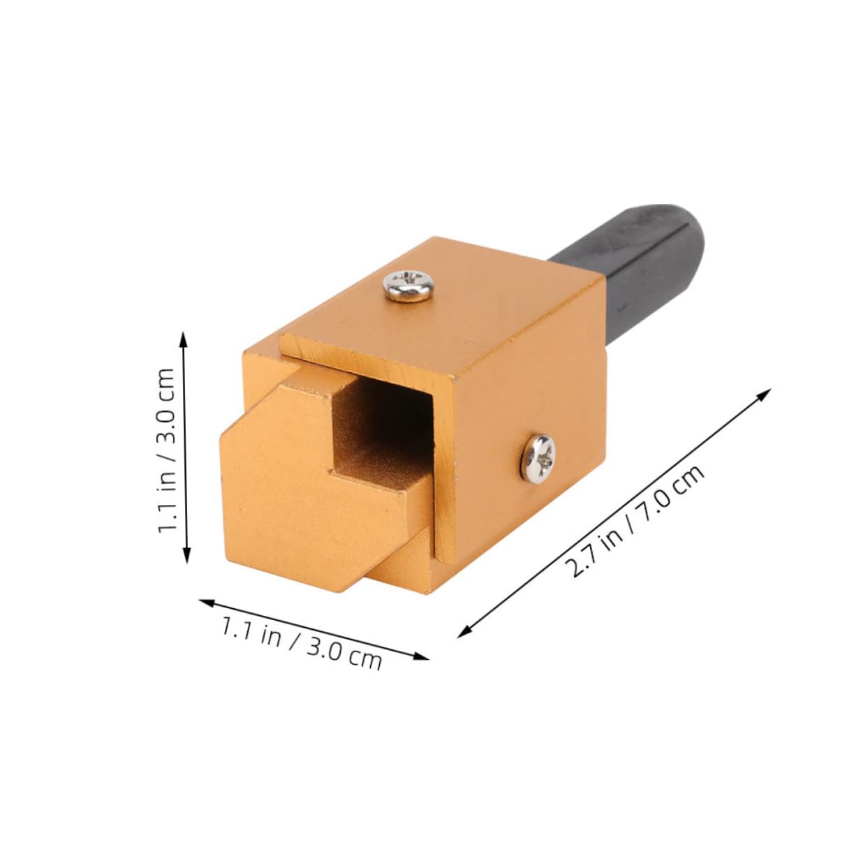 HOLIDYOYO Right Angle Punching Tool Multi-use Corner Chisel Square Wood Chisel Easy to -resistant for Diy Woodworking Projects