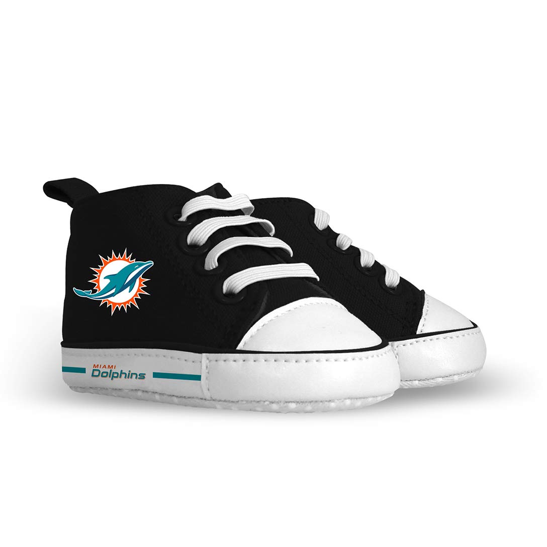 MasterPieces - NFL Baby Pre-Walkers Shoes, Officially Licensed, High Top Sneakers, Soft Anti-Slip Soles, Boys and Girls, 0-6 Months