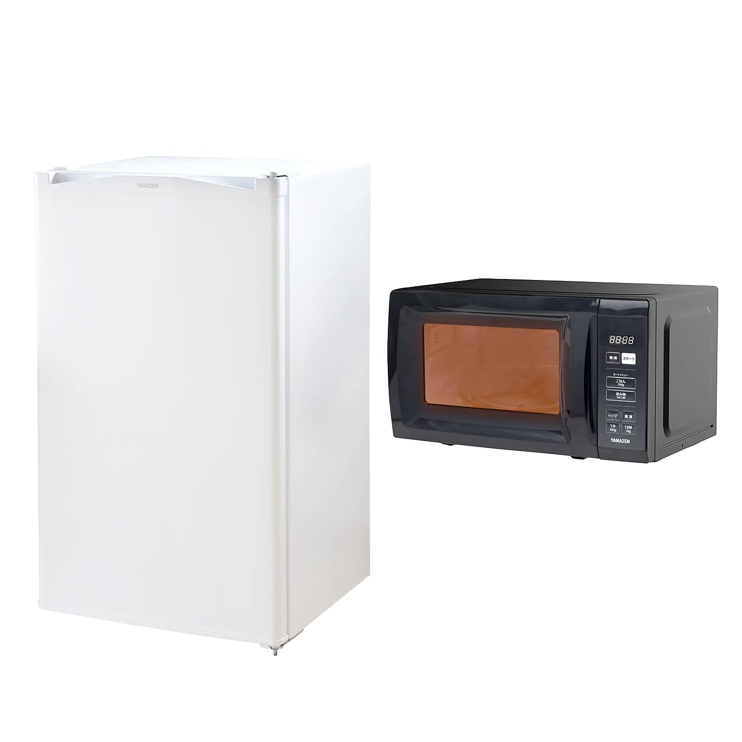 【ハッピー西葛西店】家電2点セット[冷蔵庫・電子レンジ]　ID45135 新生活家電セット 8点セット (ラック有) 山善 | 山善ビズコム オフィス