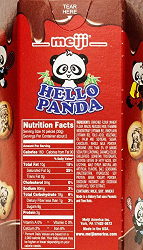 Meiji Hello Panda Cookie, Chocolate, 2.1 Ounce #TOP1