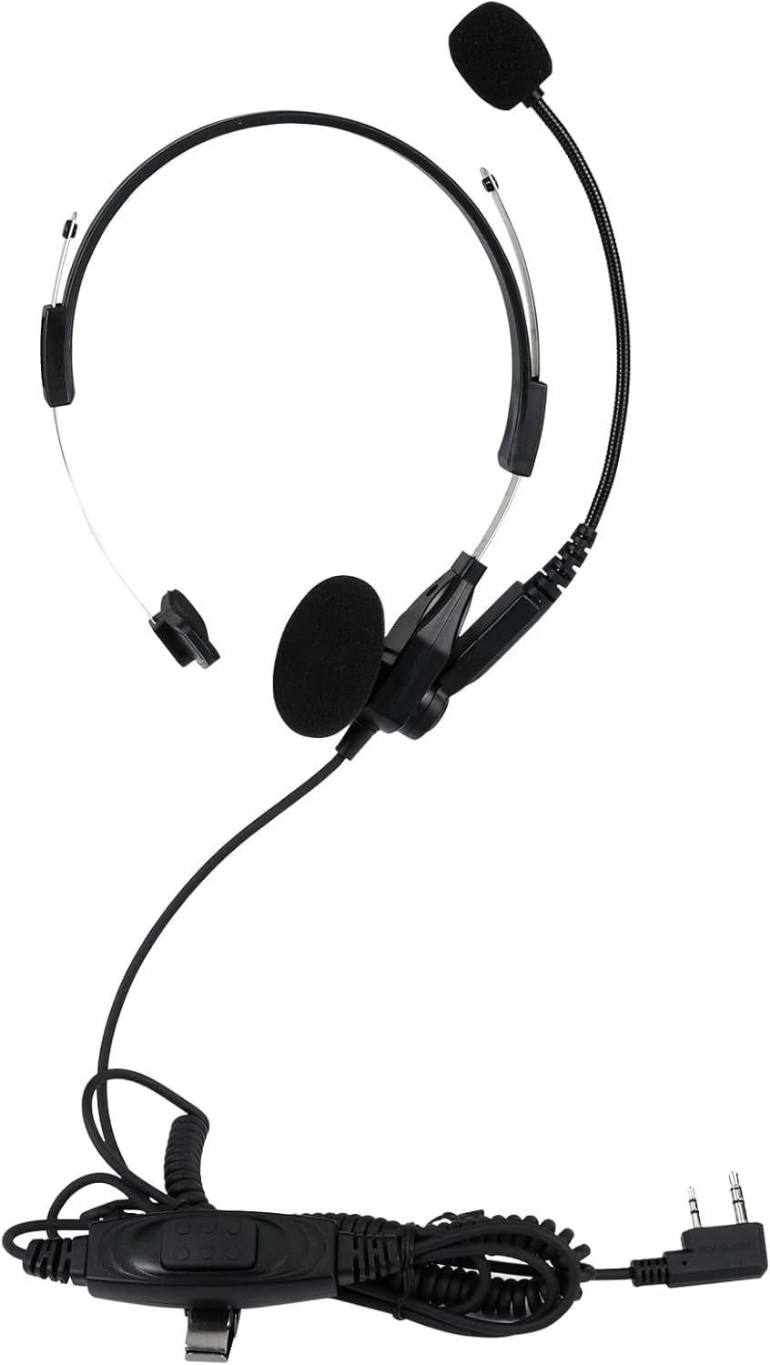 Retevis EHK013 Two Way Radio Headset, for Retevis RT22/RT21/RT68/H777/RT68H