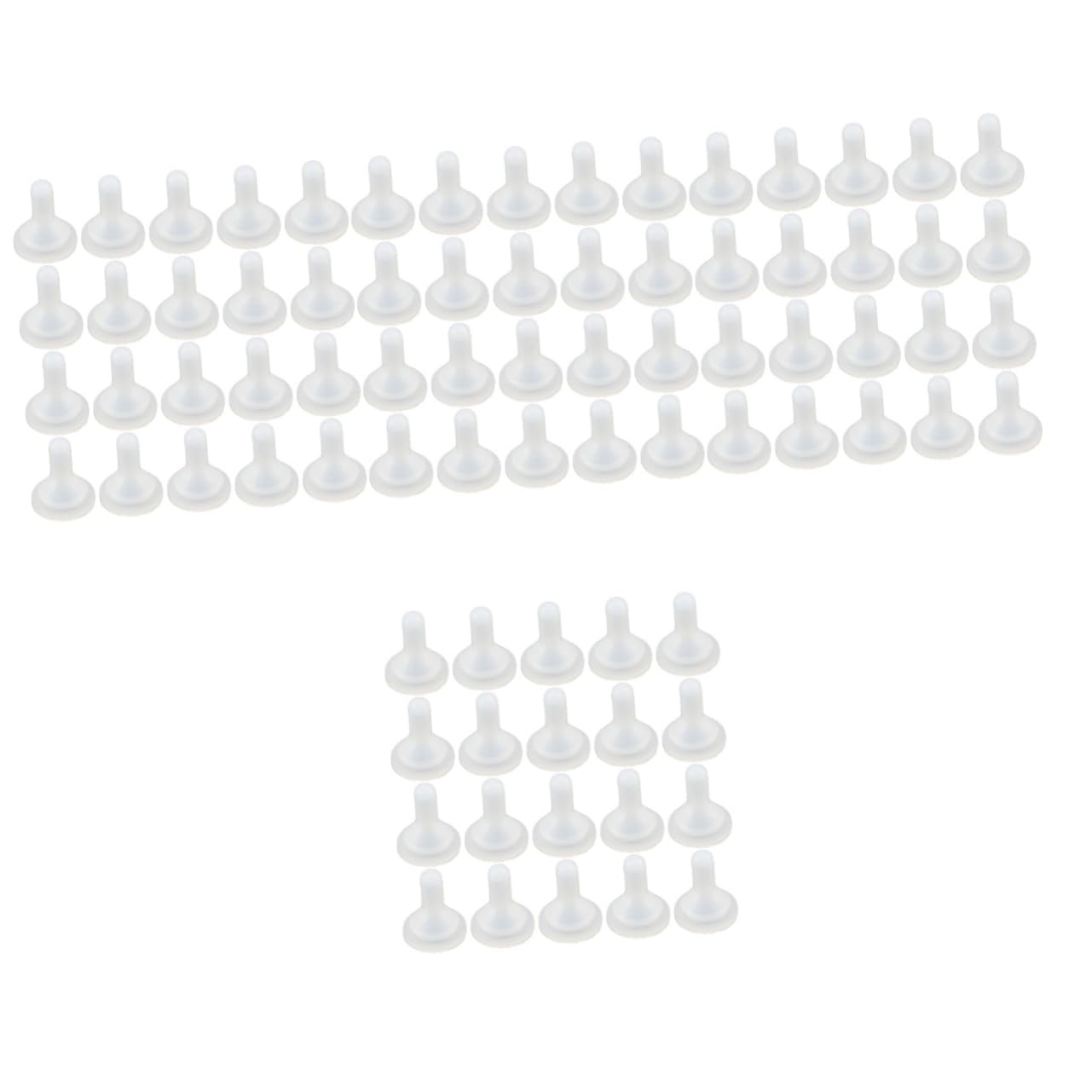 balacoo 4sets Single Kitten Bottle Puppy Feeding Device Pet Feeding Slow Feeder Bowl Insert 20pcs*4