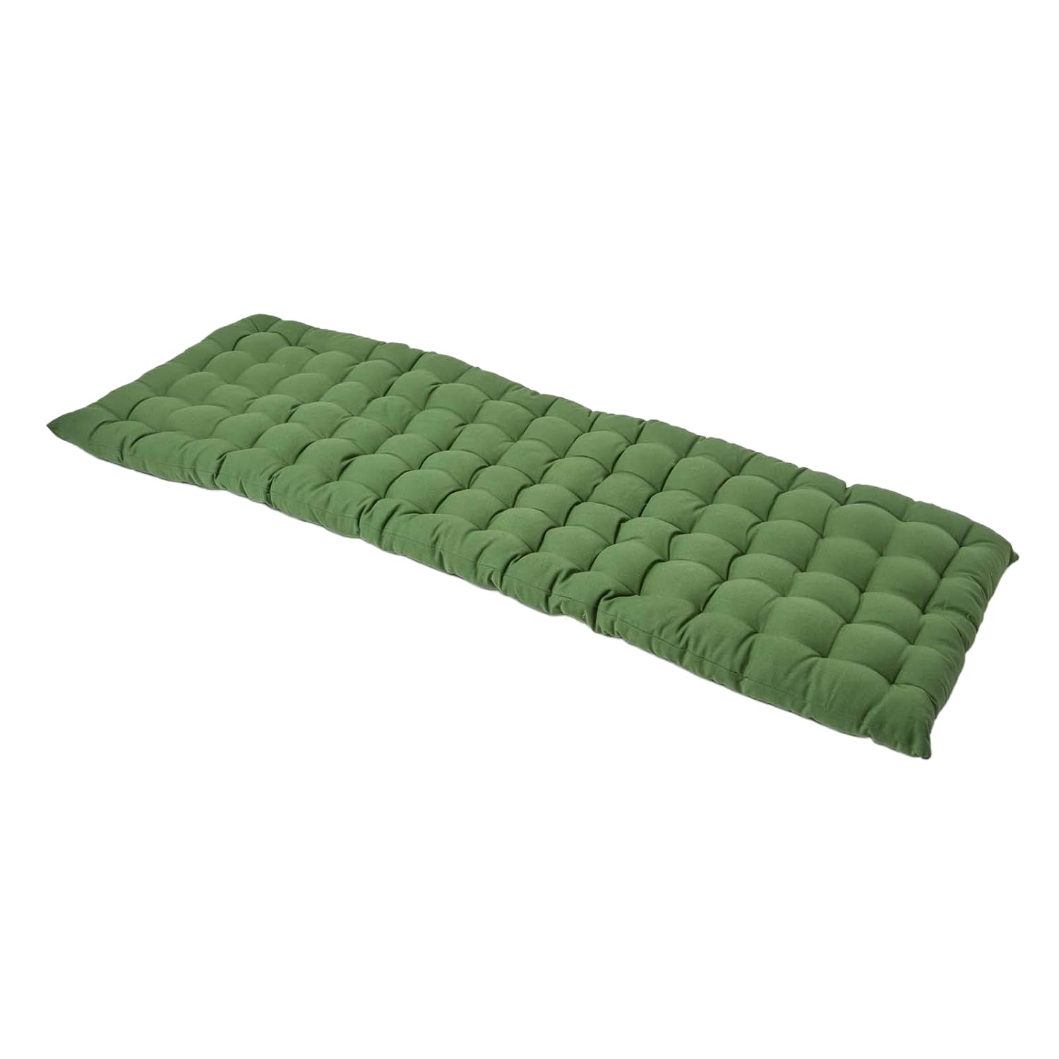 Homescapes Tuinbankkussen, 3-zitskussen voor terrasmeubilair, keuken of eetbank, voor binnen en buiten, comfortabel, 100% katoen, doorgenaaide stijl, modern, verbrand oranje, 143 cm breed