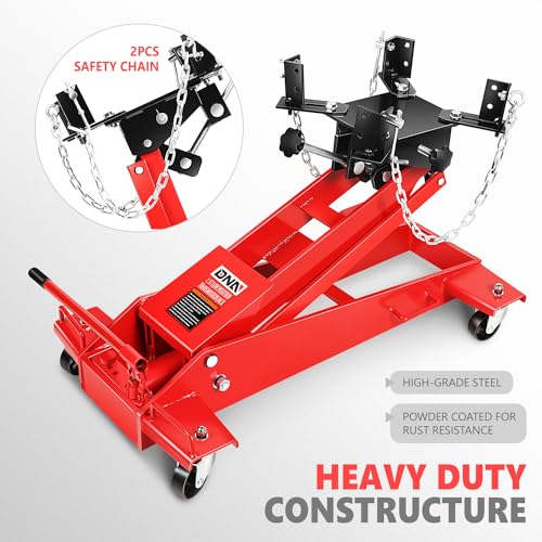 Image of DNA Motoring Hydraulic Transmission Jack, 1.5 Ton Heavy Duty Roll Under Service /Floor Jack, 9.1-36.6 in Height Range,TOOLS-00321