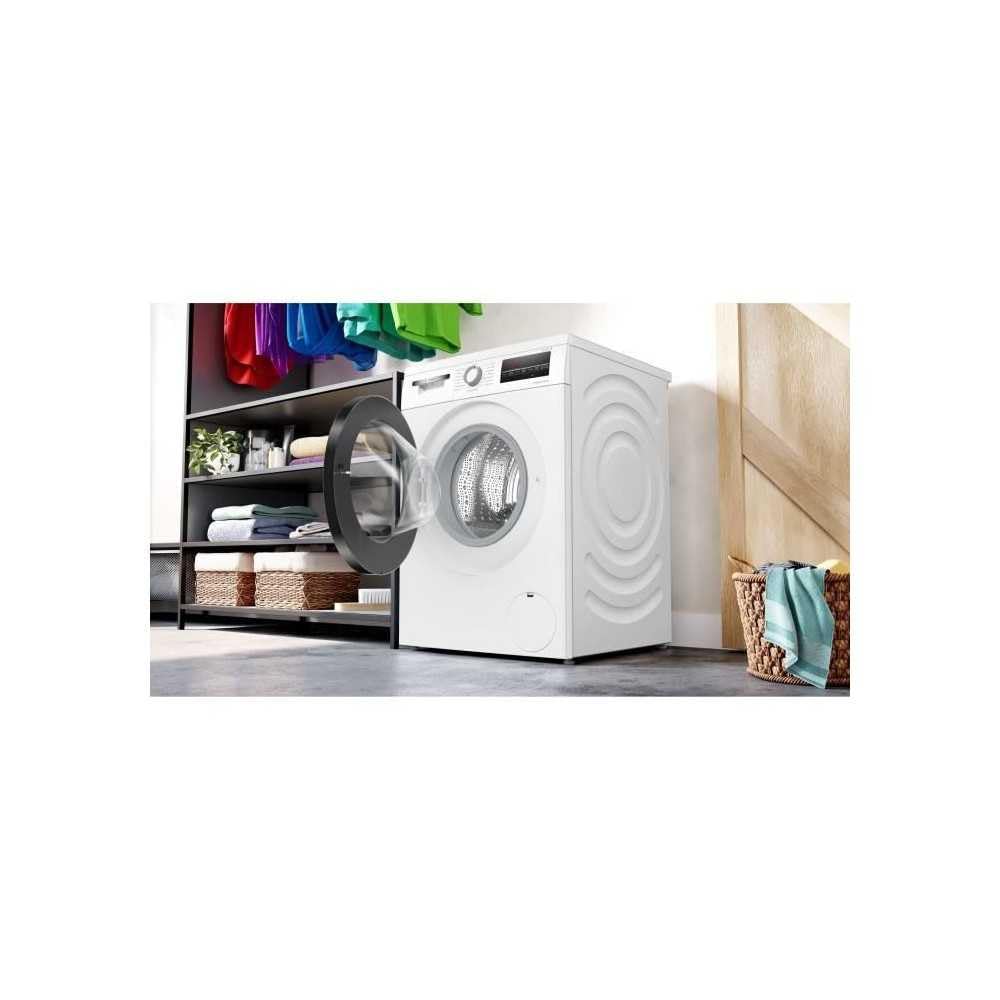 Bosch WUU28T18FR Serie 6 - Waschmaschine, Freistehend, Speed Perfect | Weiß, 8 kg, 1400 U/min, Home Connect, Induktionsmotor SilentPowerDrive, ActiveWater, Vario Drum System