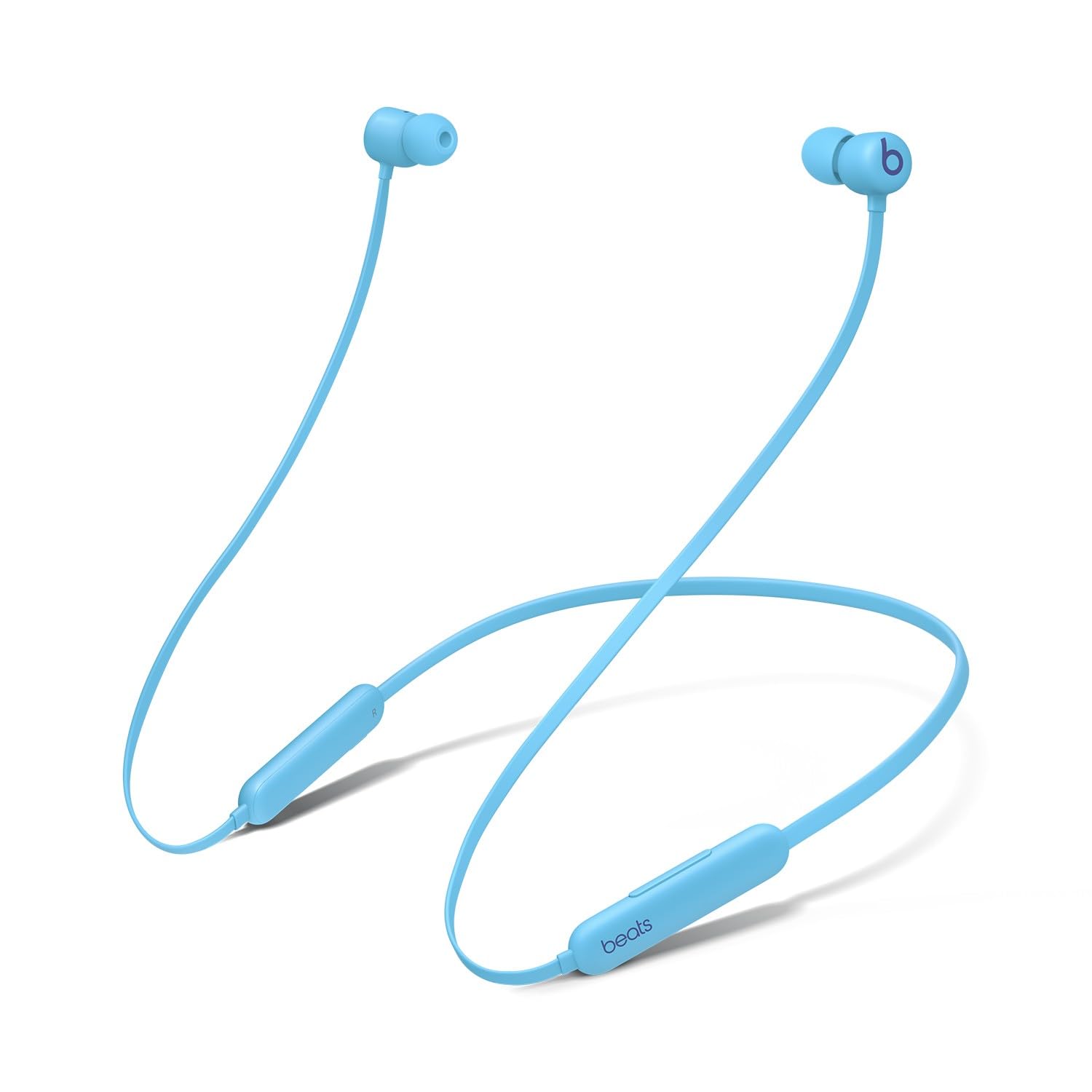 Beats Auricolari Flex wireless – Chip per cuffie Apple W1, auricolari magnetici, Bluetooth di Classe 1, 12 ore di ascolto – Azzurri