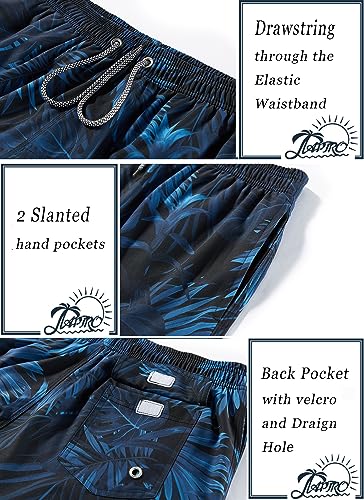 APTRO Men's Swim Trunks Swimming Shorts Board Shorts Quick Dry Surf Beach Shorts Big and Tall Swim Shorts - Image 6